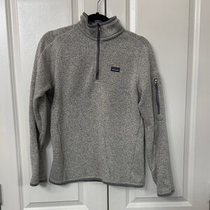 Patagonia Women’s Zip-Up Sweater in Heather Gray